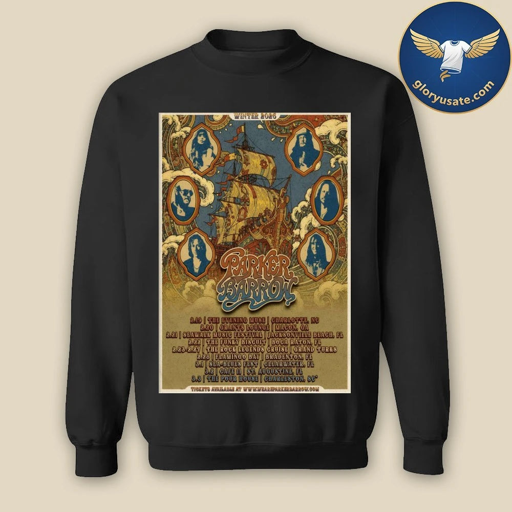 Parker Barrow Winter 2026 Tour Poster Shirt
