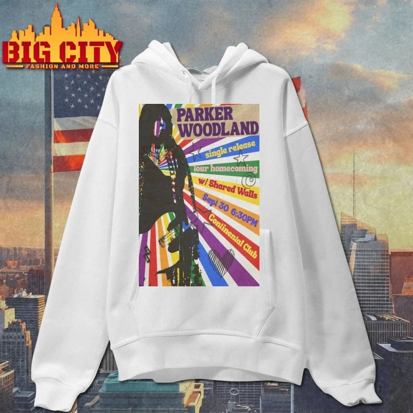 Parker Woodland Continental Club Austin Sept 30 2025 Poster shirts