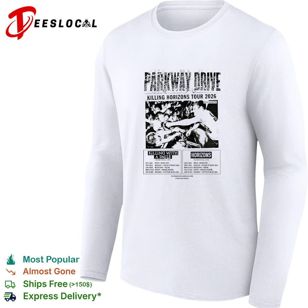 Parkway Drive Killing Horizons Tour 2026 band shirt