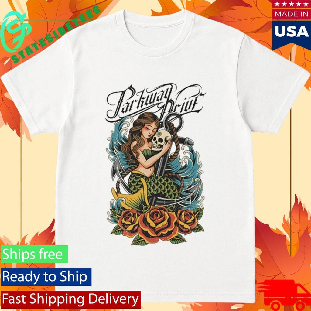 Parkway Drive Mermaid Anchor T-Shirt