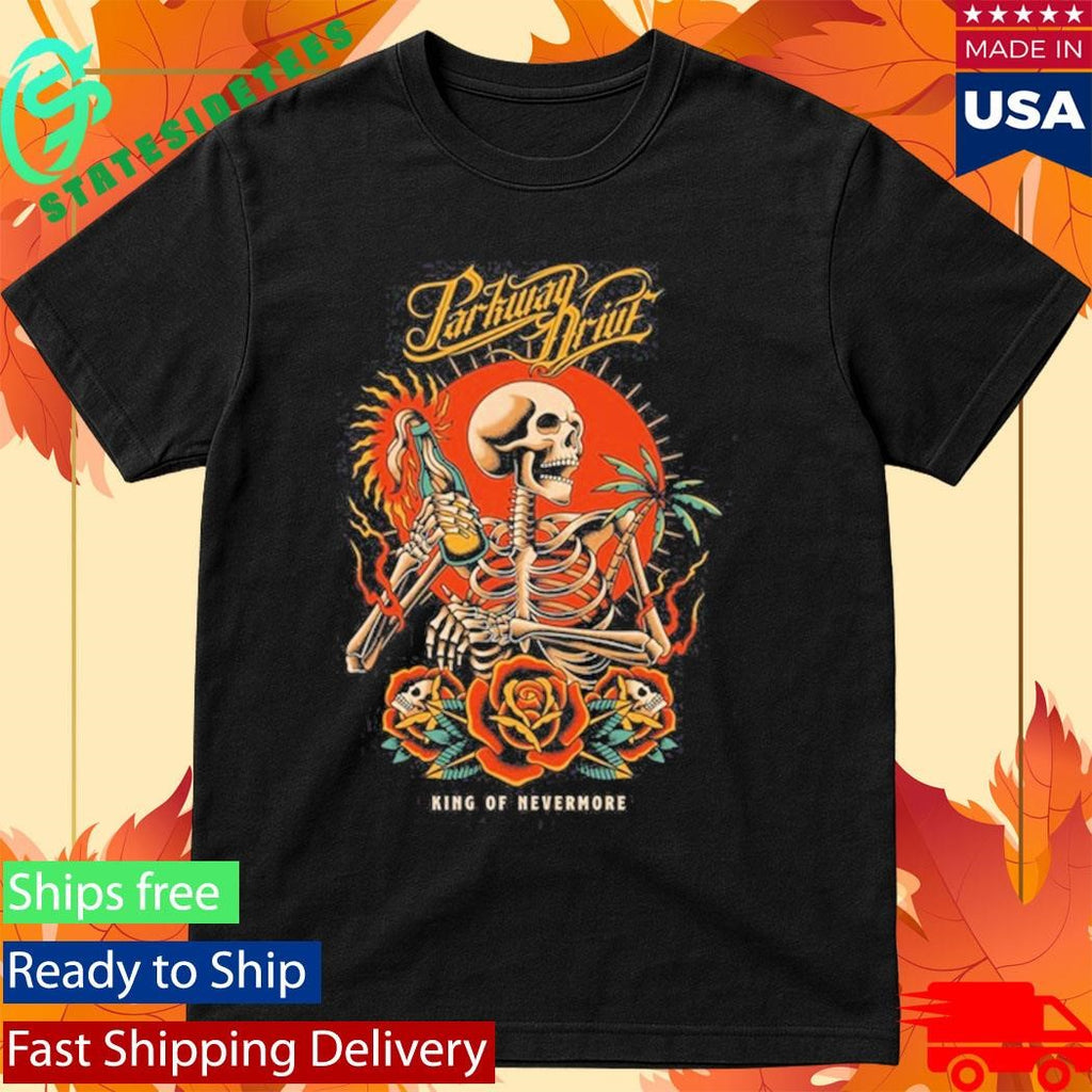 Parkway Drive Molotov Skeleton Shirt