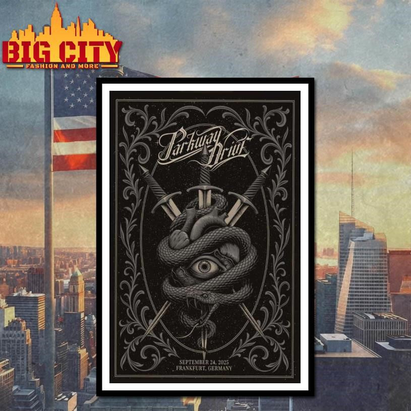 Parkway Drive Sep 24, 2025 Festhalle, Frankfurt, Germany Poster Shirt