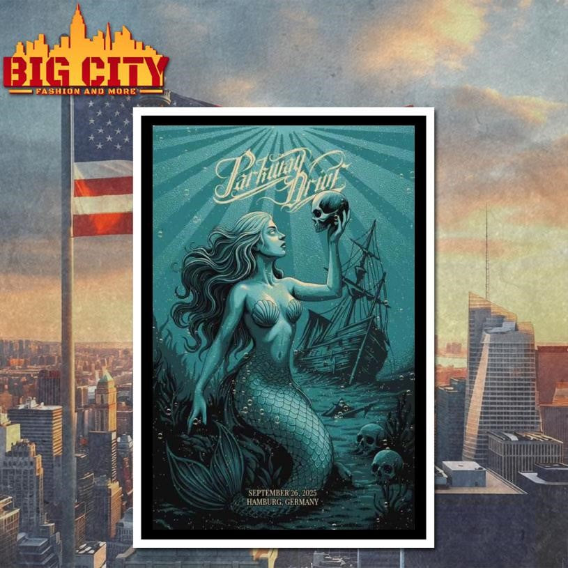 Parkway Drive September 27 2025 In Dortmund, Germany Tour Poster Shirt