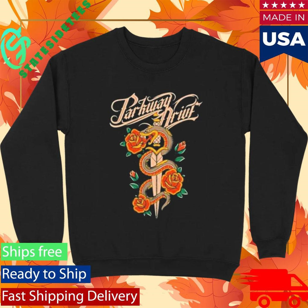 Parkway Drive Snake &amp; Dagger Kids Shirt