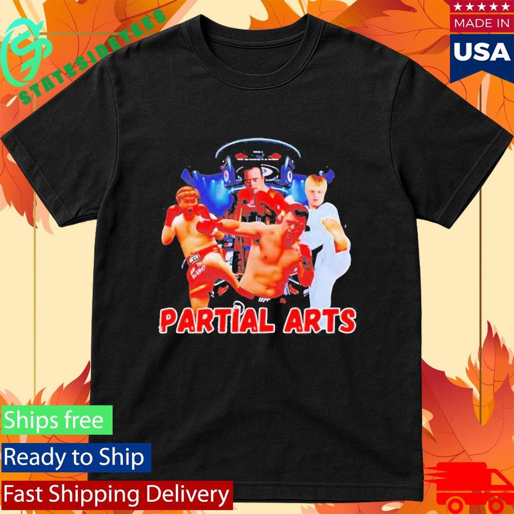 Partial Arts Down Shirt