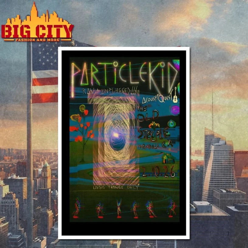 Particle Kid Feb 10 2026 The Old Steeple Ferndale CA Poster shirt