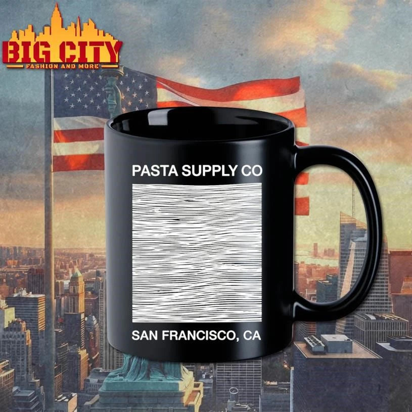 Pasta Supply Co San Francisco Unknown Pleasures Shirt