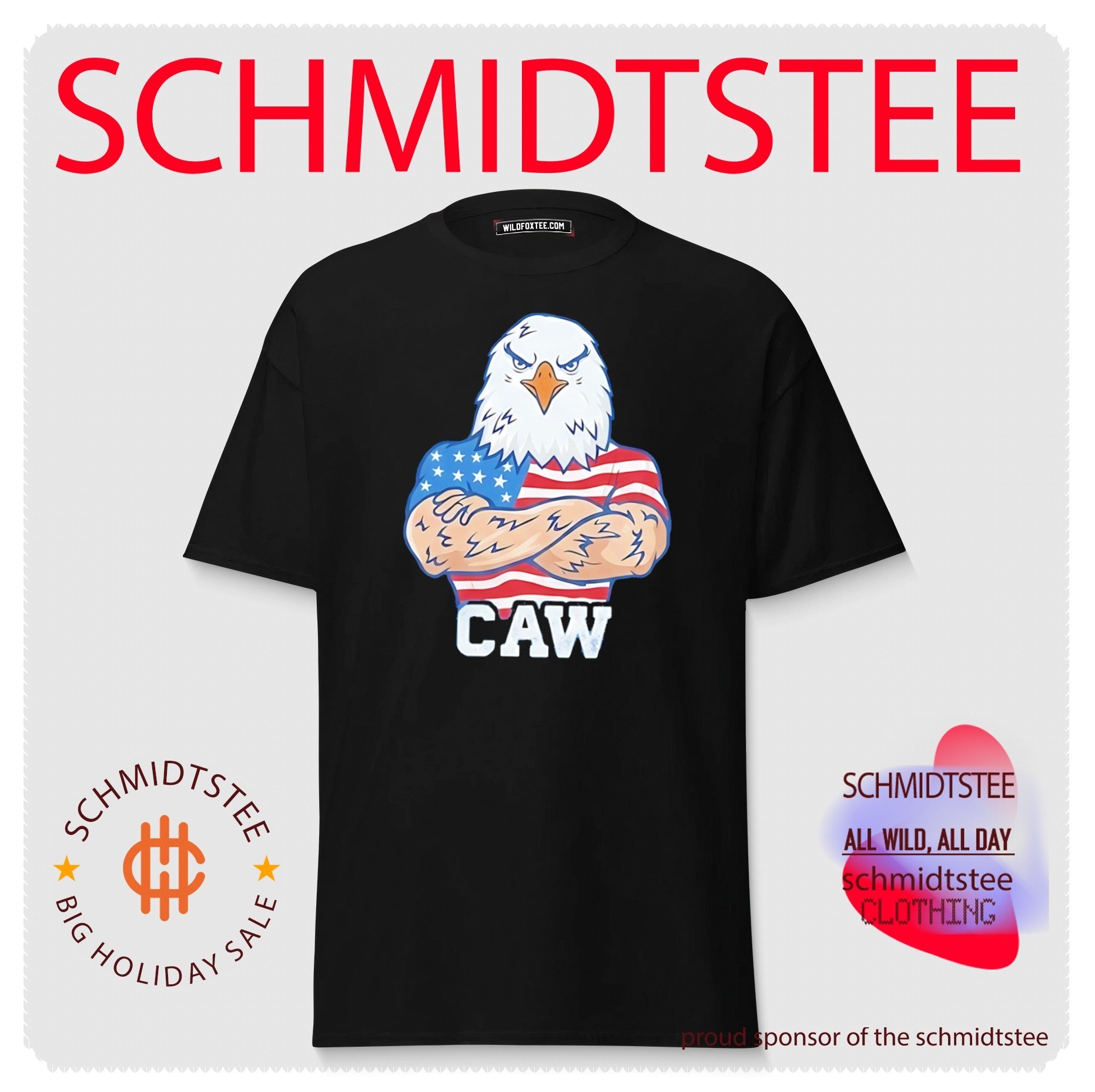 Pat McAfee Eagle Caw 4th of July shirt