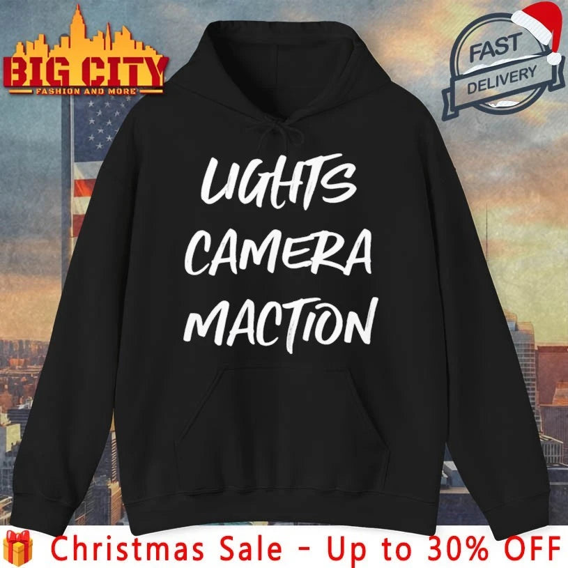 Pat McAfee Lights Camera Maction shirt
