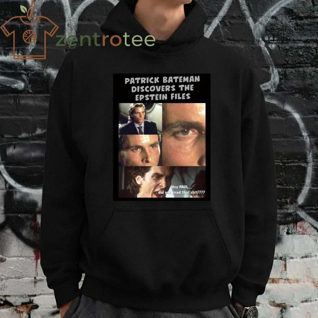 Patrick Bateman discovers the Epstein Files tee