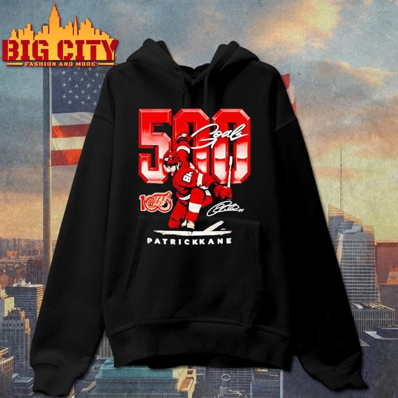 Patrick Kane Detroit Red Wings 500 Career Goals signature Shirt