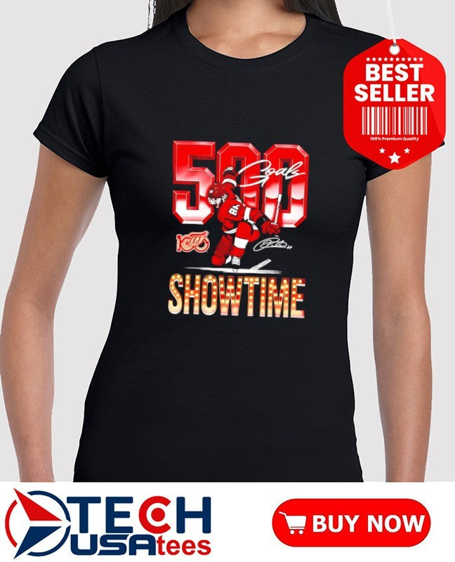 Patrick Kane Detroit Red Wings 500 Goals Showtime signature shirt