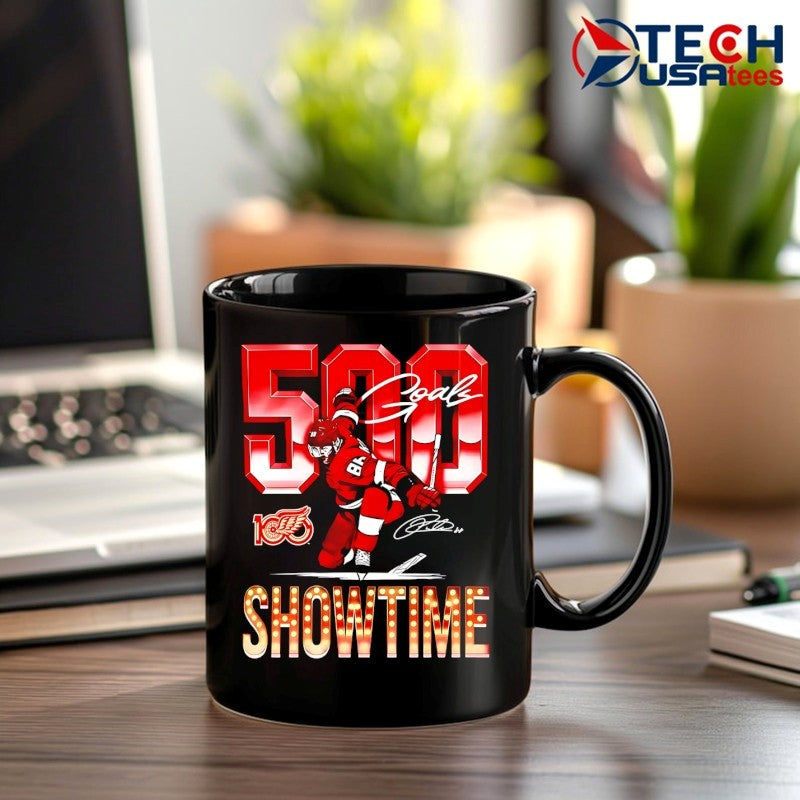 Patrick Kane Detroit Red Wings 500 Goals Showtime signature shirt