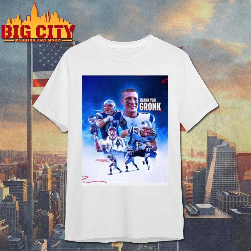 Patriot Thank You Gronk 2025  Shirt