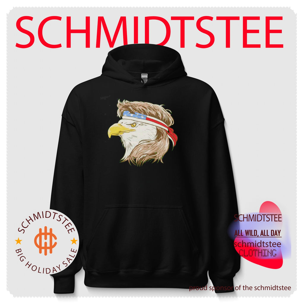 Patriotic Bald Eagle with American Flag Headband shirt