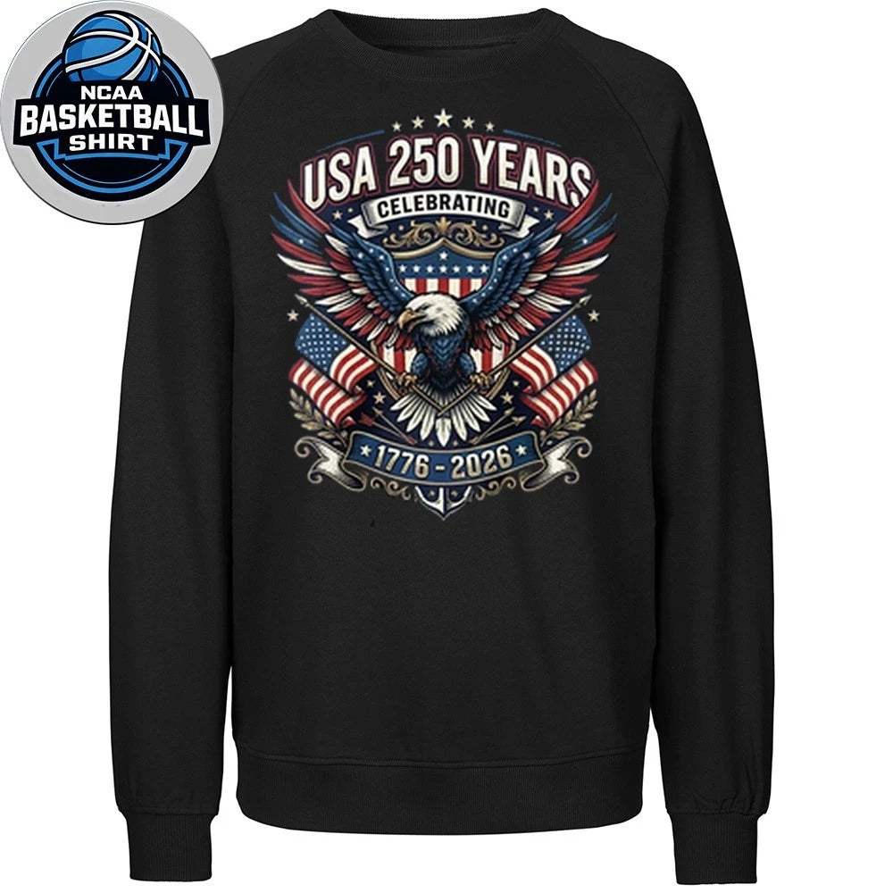 Patriotic USA 250 Years Eagle Shirt