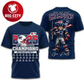 Patriots 2025 AFC East Champions Two Sided Shirt