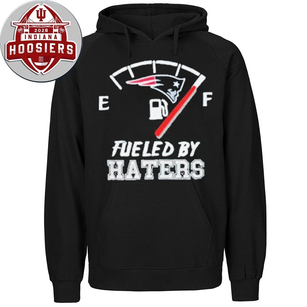Patriots Logo Fueled By Haters Gas Gauge Funny Football Logo T-Shirt