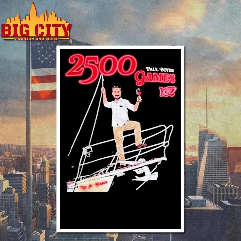 Paul Boyer 2500 Games Shirt