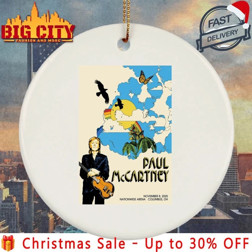 Paul McCartney November 8 2025 At Nationwide Arena Show Poster shirt