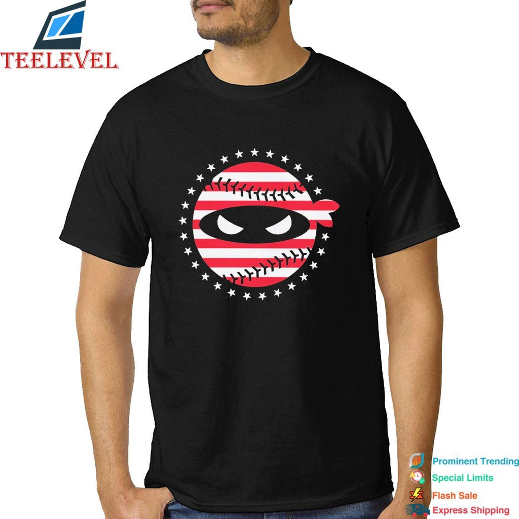 Paul Skenes Pitching Ninja American Flag T-shirts