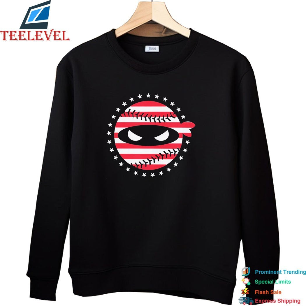Paul Skenes Pitching Ninja American Flag T-shirts