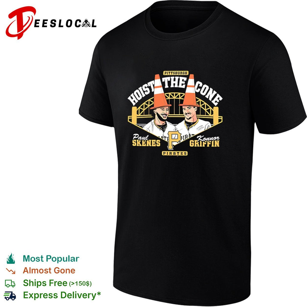Paul Skenes and Konnor Griffin Pittsburgh Pirates Hoist the Cone MLB shirt