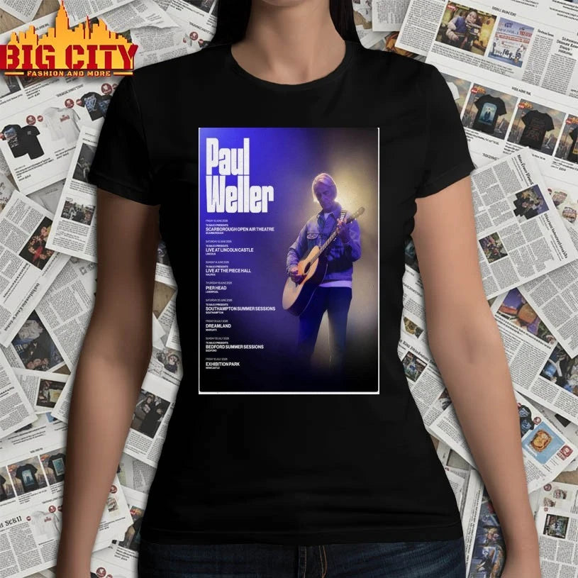 Paul Weller Summer Tour 2026 Poster shirt