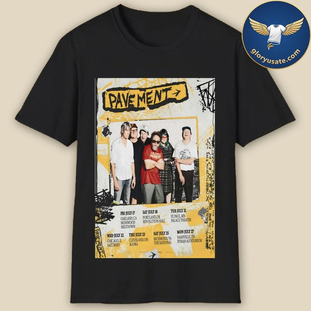 Pavement US Tour July 2026 Poster Shirt
