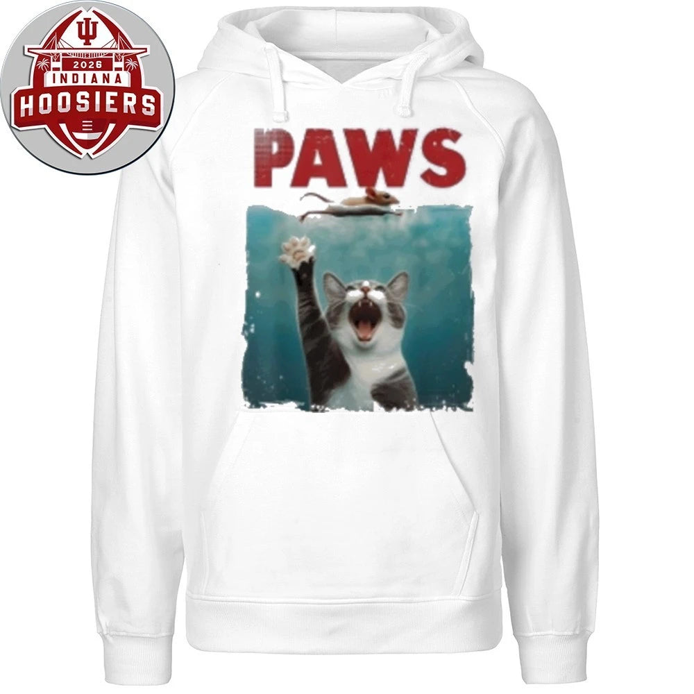 Paws Parody Cat Mouse Humorous Cat Chasing Mouse Kitten Shirt