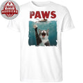 Paws Parody Cat Mouse Humorous Cat Chasing Mouse Kitten Shirt