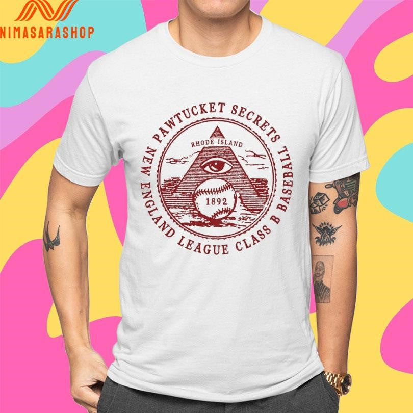 Pawtucket Secrets New England League Class B Baseball Rhode Island 1892 Shirts