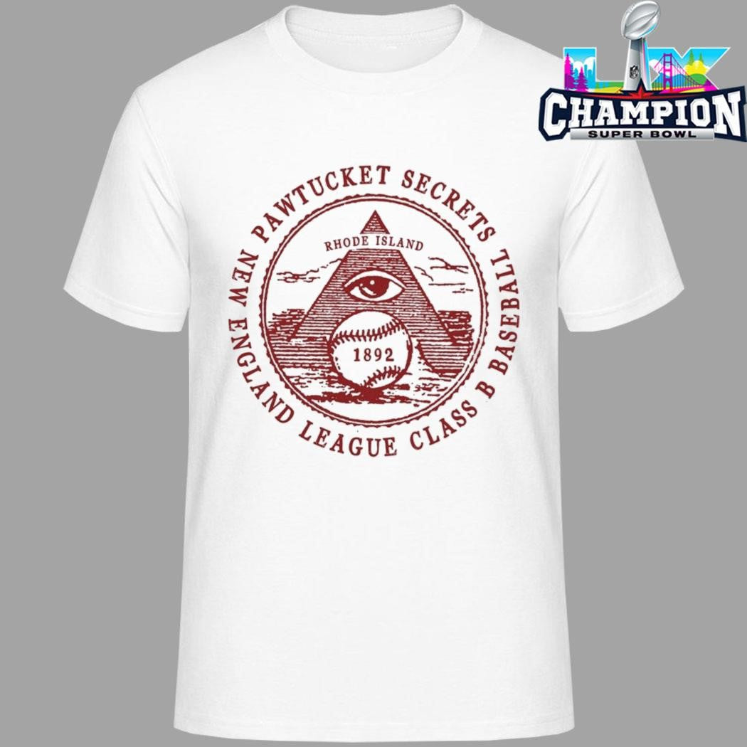 Pawtucket Secrets Rhode Island New England League Class B Baseball Shirt