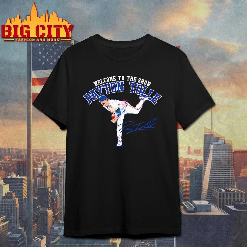 Payton Tolle Welcome To The Show Baseball Shirt