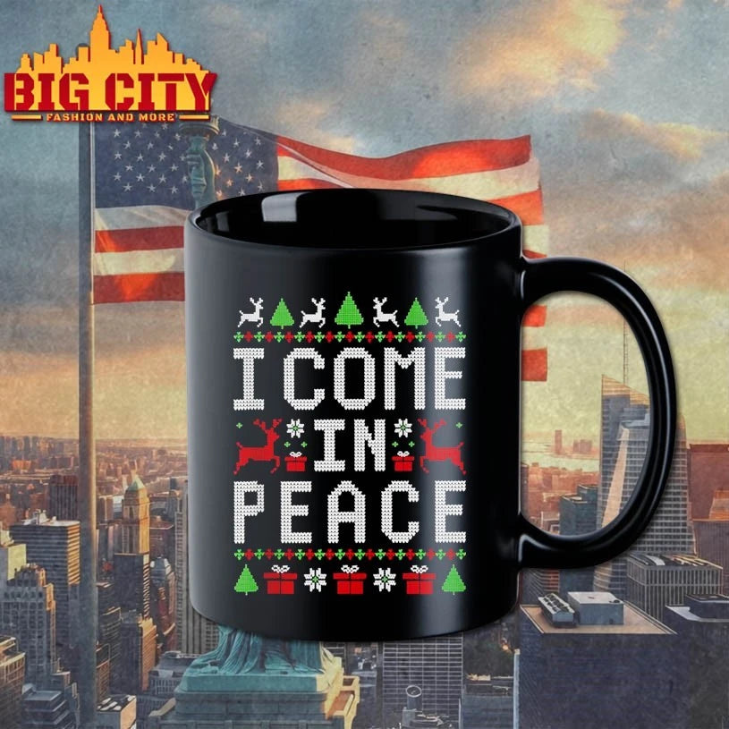 Peace I Come in Peace Holiday Merry Christmas 2025 shirt