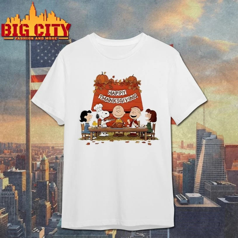 Peanuts Characters Thanksgiving 2025 shirt