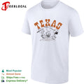 Peanuts Charlie Brown Lucy Linus Texas University of Texas Baseball Logo shirt