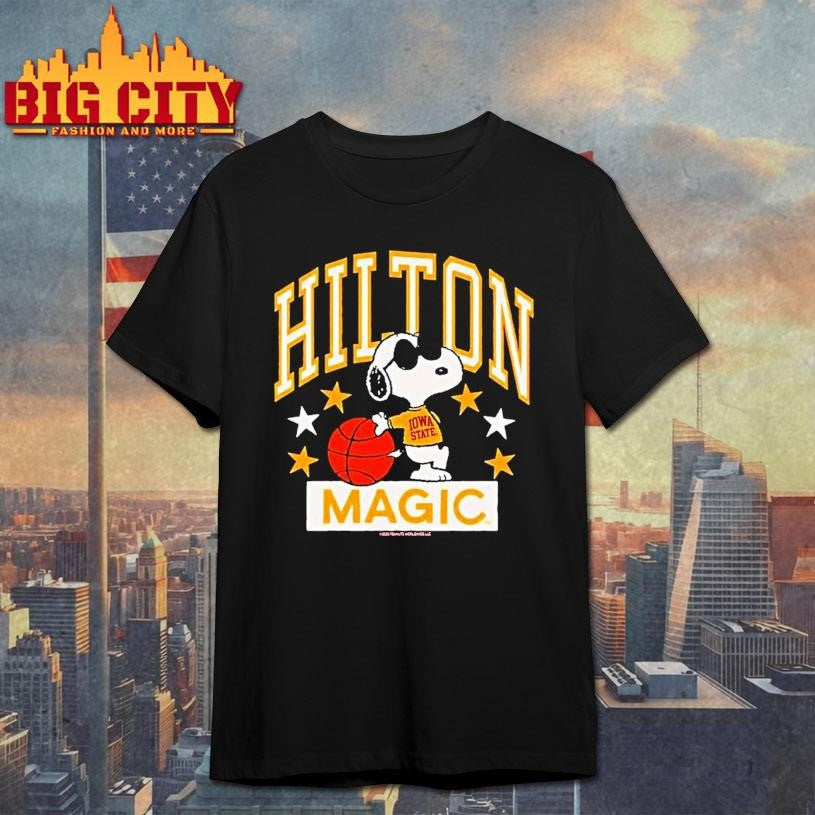 Peanuts X Iowa State Hilton Magic Basketball Shirt