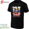 Pearl Jam 35 years 1991 2026 thank you for the memories anniversary shirt