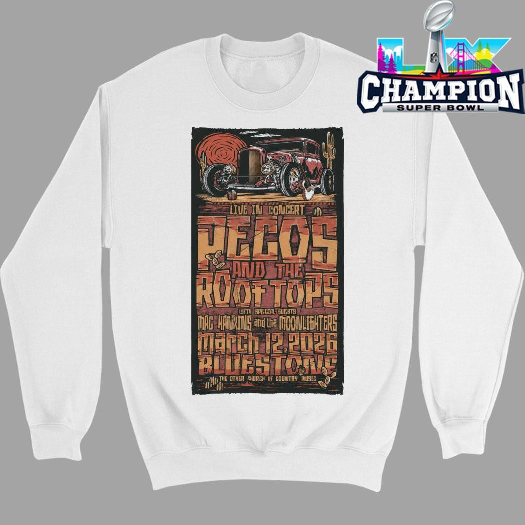 Pecos And The Rooftops At The Bluestone On March 12 2026 Shirt