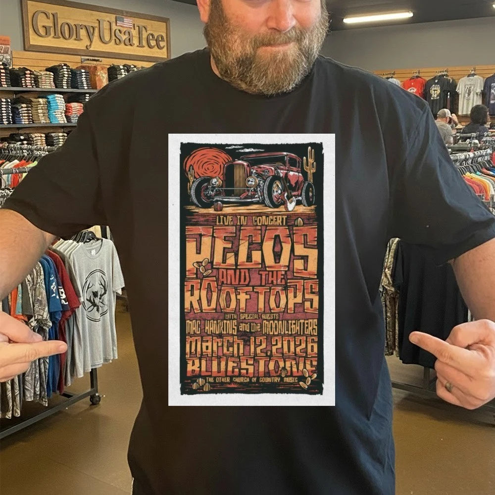 Pecos And The Rooftops March 12 2026 In Columbus OH Poster Shirt