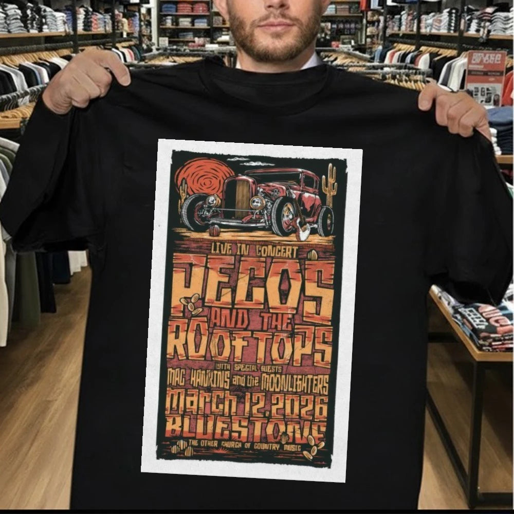 Pecos And The Rooftops March 12 2026 In Columbus OH Poster Shirt