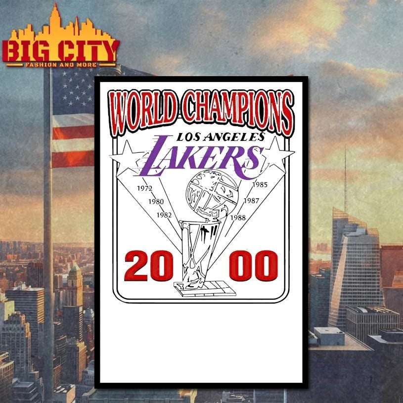 Pedro Pascal World Champions Lakers 2000 Shirt