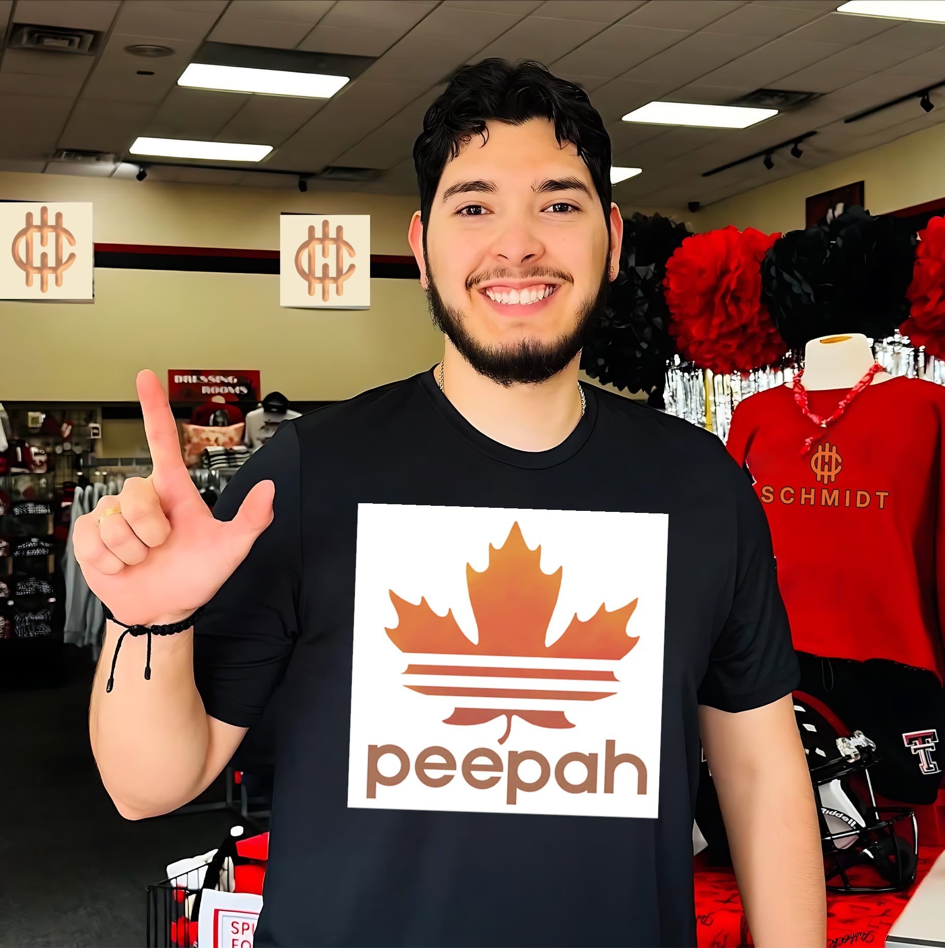 Peepah Maple Leaf Logo Autumn Fall Season shirt