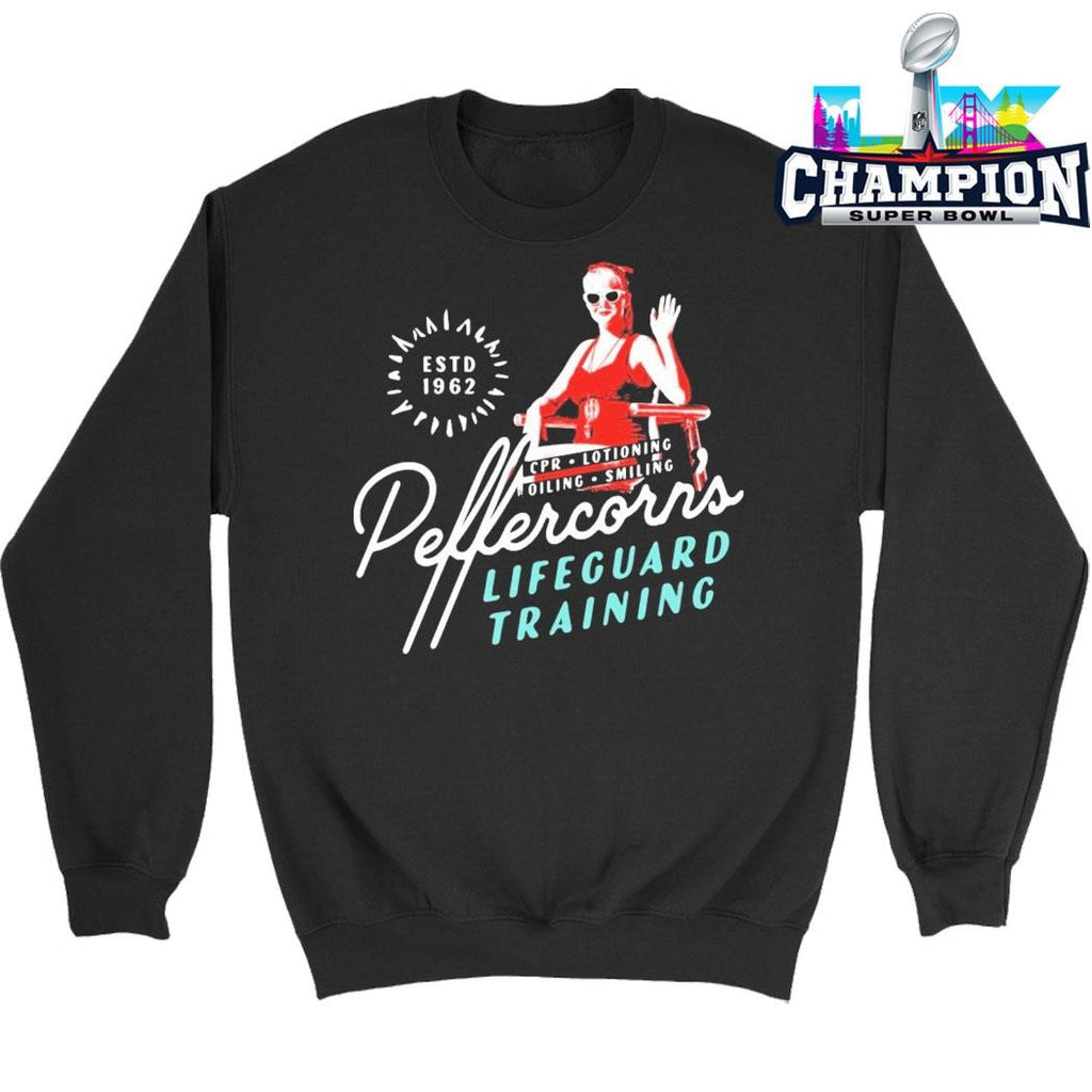Peffercorn’s Lifeguard Training Shirt