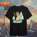 Penguins carrying backpacks fuck ice shirt