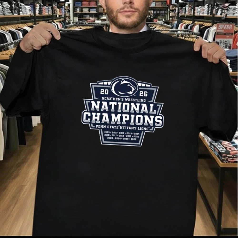 Penn State 2026 NCAA Wrestling National Champs T-Shirt