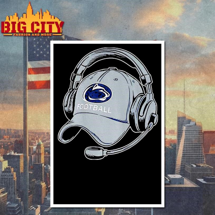 Penn State Football Coach’s Hat &amp; Headset Shirt