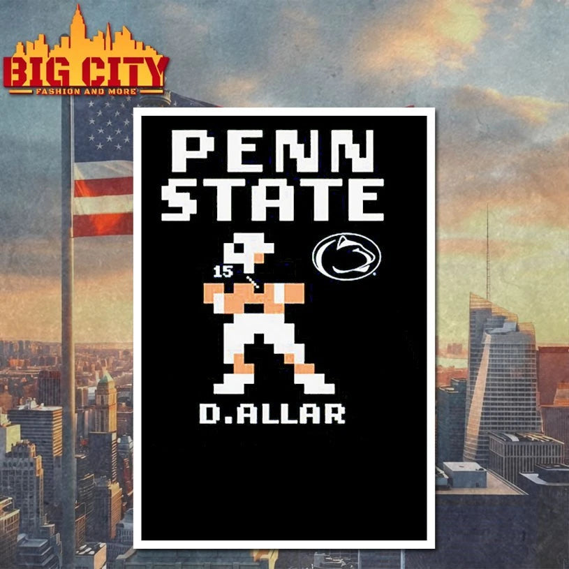 Penn State Football Drew Allar Retro Baller Shirt