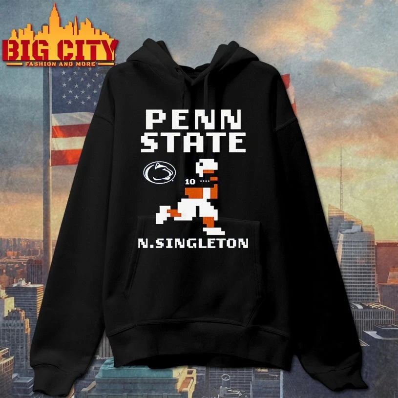 Penn State Football Nicholas Singleton Retro Baller Shirt